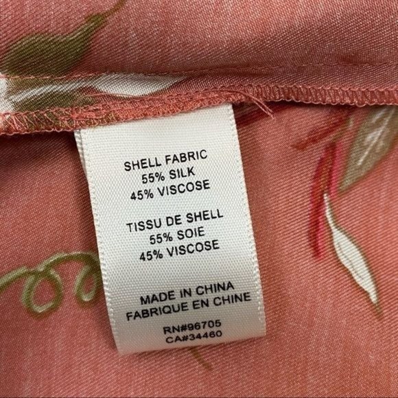 Rebecca Taylor | ‘Lita’ Sunset Floral Print Silk-Blend Tie Strap Tank Top Cami - Picture 7 of 8